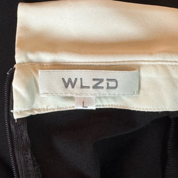 WLZD Black and White A-Line Dress with Bell Sleeves - Picture 7 of 8